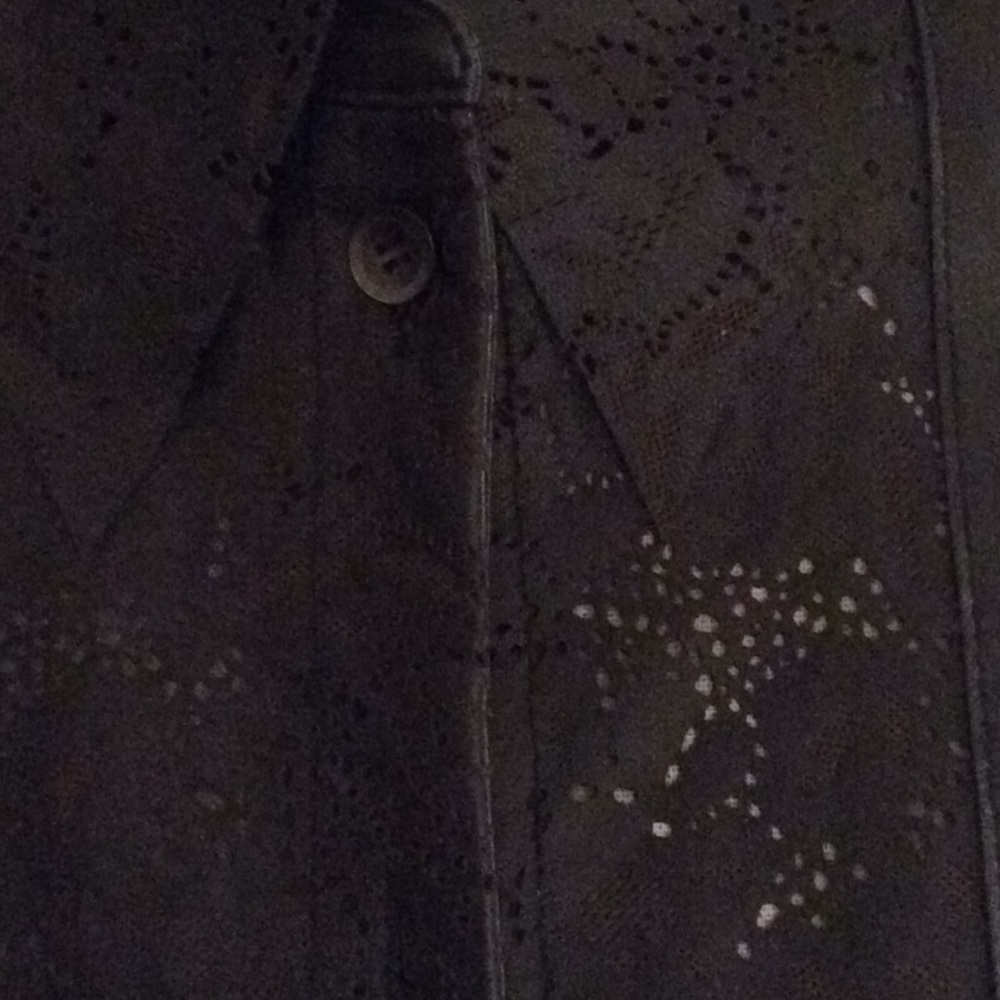 Leather Shirt Jacket - Picture 3 of 5